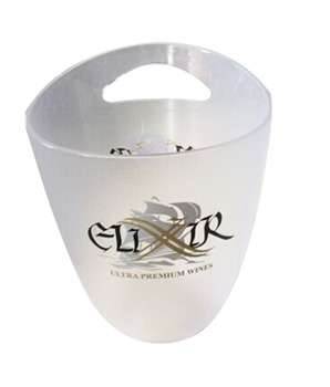 Ice/beer/wine bucket with one ear