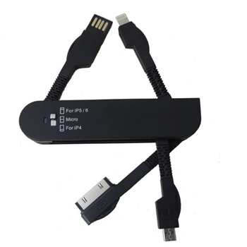 3 in 1 swiss knife USB chargerCable
