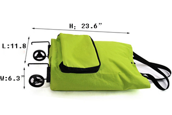 Foldable Shopping Bag with Wheels