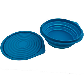Collapsible Silicone  Pet Bowl with Silicone Lid