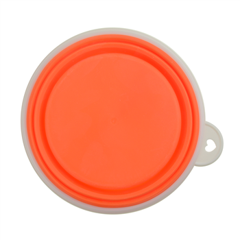 Collapsible TPE white Edge Pet Bowl