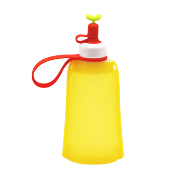 10OZ Children Collapsible Silicone Water Bottle