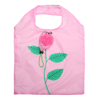 Rose Flower Foldable Shopping Tote Bag