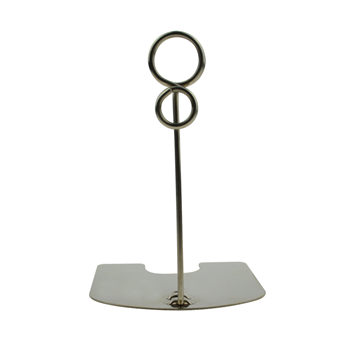 U Shaped Stainless Steel Menu Clip