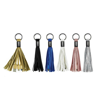 3 in 1 data wire tassels key buckle