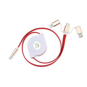 3 in 1 Telescopic Mobile Data Cable