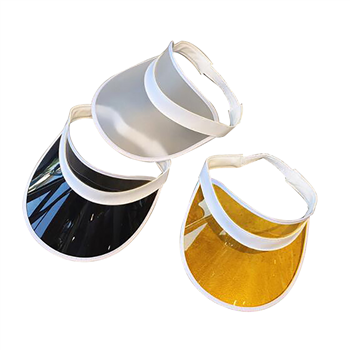 Assorted Clear PVC Visor Custom Hat
