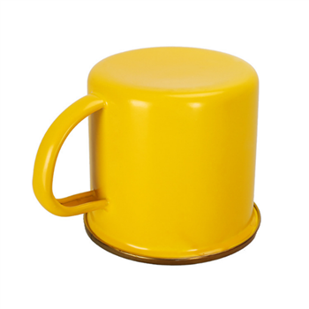 Gold-rimmed Enamel Cup 