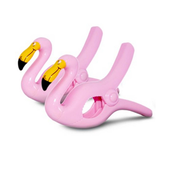Flamingo Beach Towel Clips
