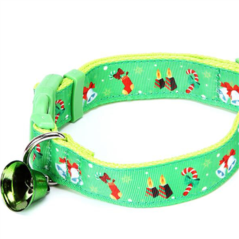Christmas pet collar