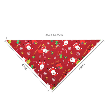 Christmas pet saliva towel