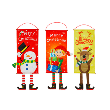 Christmas Hanging Flag Wall Decoration