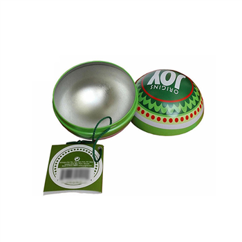 Spherical Tinplate Stash Can