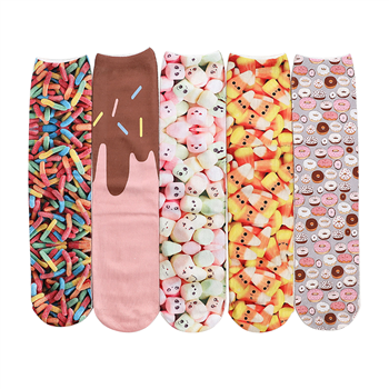 Unisex Adult 3D Printed Funny Socks
