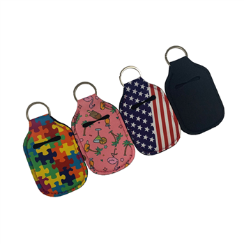 Personal Sanitizer Pouch with Keyring Loop
