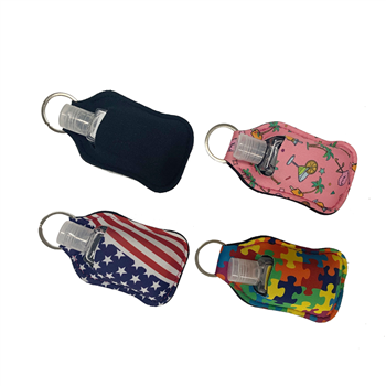 Personal Sanitizer Pouch with Keyring Loop