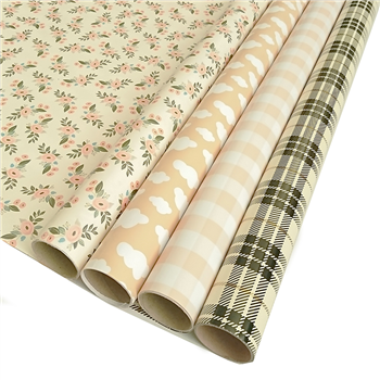 Customized Christmas Gift Wrap rolls -30"*120"