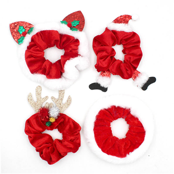Christmas Hair Bands Scrunchies