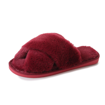 Open Toe Cotton Slippers 