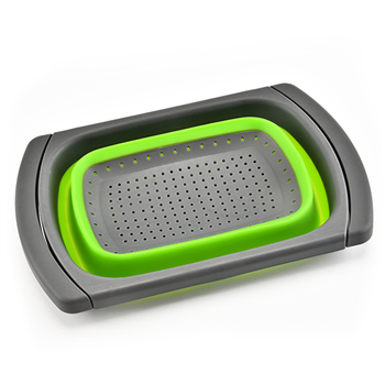 Foldable Strainer With Extendable Handles 