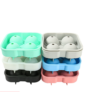 Silicone four hole diamond ice mold