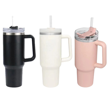 40oz Stainless Steel Quencher Tumbler with Handle