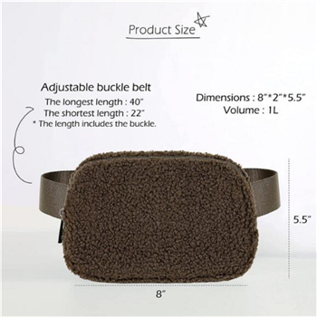 Fleece Fanny Pack