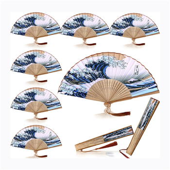 Bamboo Silk Fan