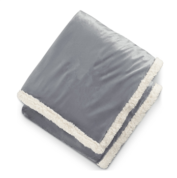 Flannel & Sherpa Double-Layer Blanket