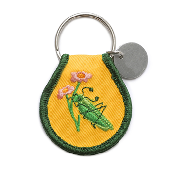 Embroidered Patch Keychain