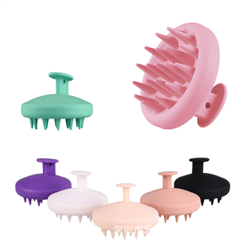 Silicone scalp massager