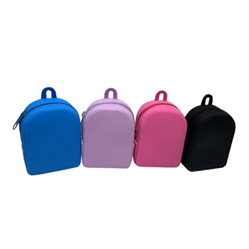 Backpack Shape Silicone Pouch