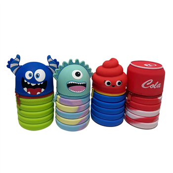 Cartoon Silicone Foldable Pen Holder