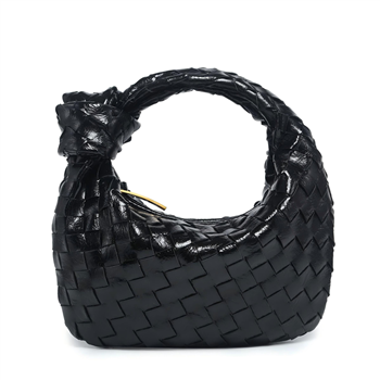 Glossy Woven Knot Bag