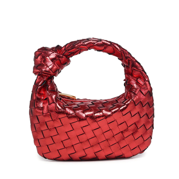 Glossy Woven Knot Bag