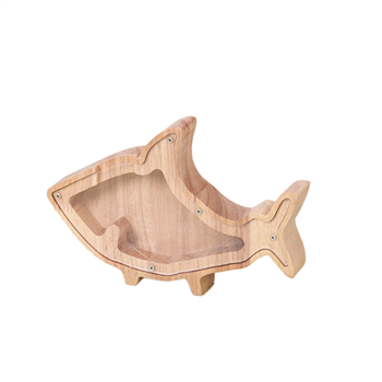 Wooden Animal-Shaped Piggy Bank