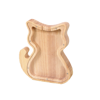Wooden Animal-Shaped Piggy Bank