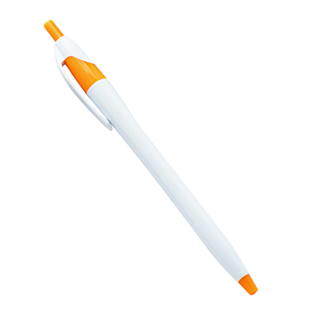 Pen-White with Orange Trim 