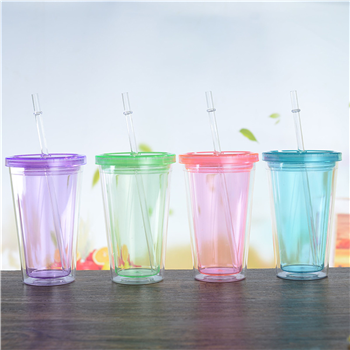 16oz Double Wall Plastic Tumbler
