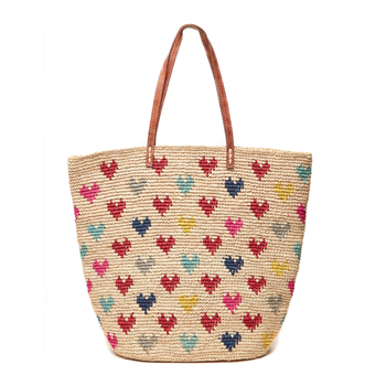 Natural Raffia Tote