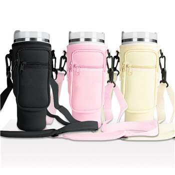 Neoprene Water Bottle Cover & Adjustable Strap