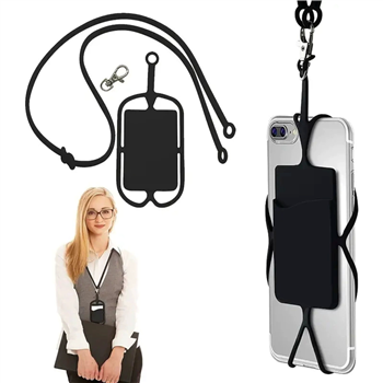 Phone Holder with Card Pocket