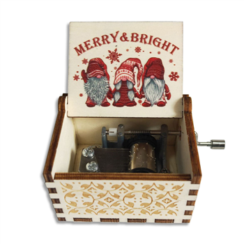 Mini Hand Crank Music Box